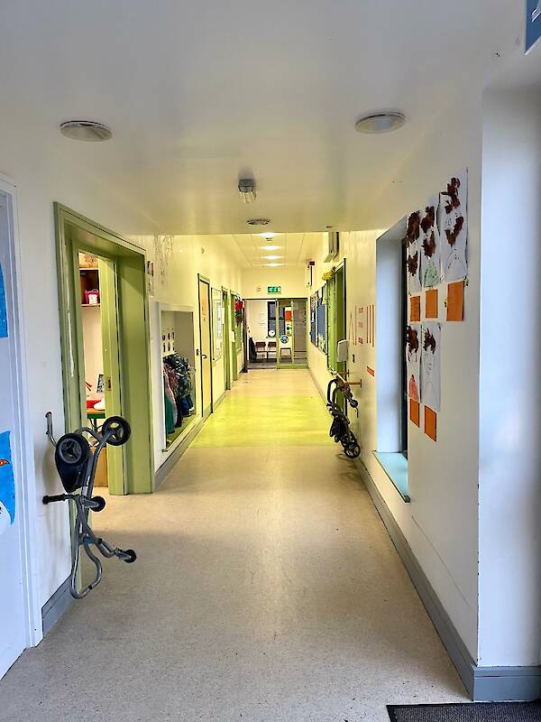 Warm atmosphere on the corridors