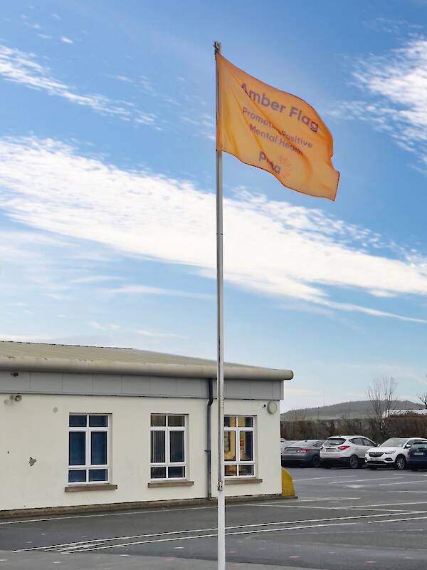 Amber flag for promoting mental health